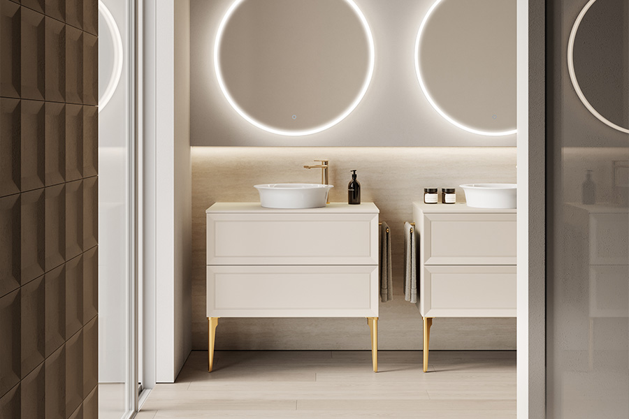 Muebles de baño que ahorran espacio