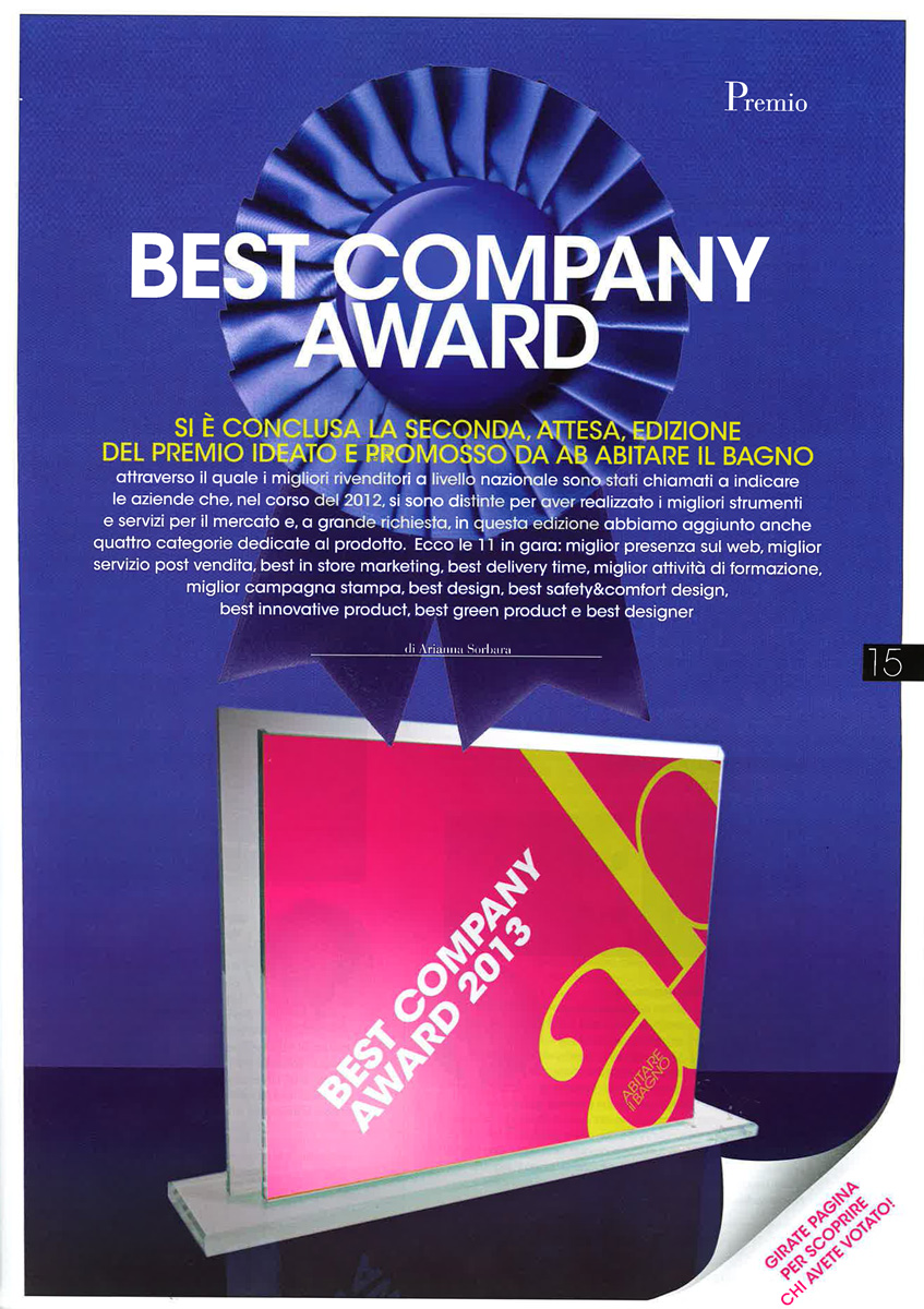 Best Company Award 2013