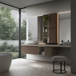 Lavabo Click sobre encimera, de Mineralux o Mineralsolid  - Ideagroup