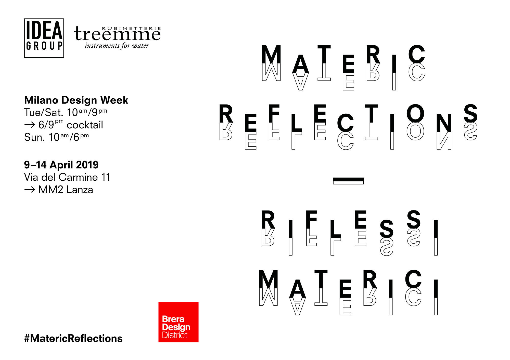 Materic Reflections: Ideagroup at Fuorisalone