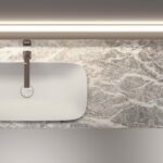 Lavabo empotrado Alveo sobre encimera, de cerámica  - Ideagroup