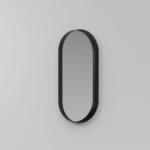 Espejo ovalado Asola con marco metálico  - Ideagroup