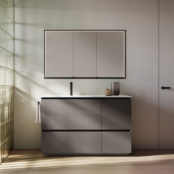 Espejo rectangular contenedor Multiplo de dos o tres puertas.  - Ideagroup