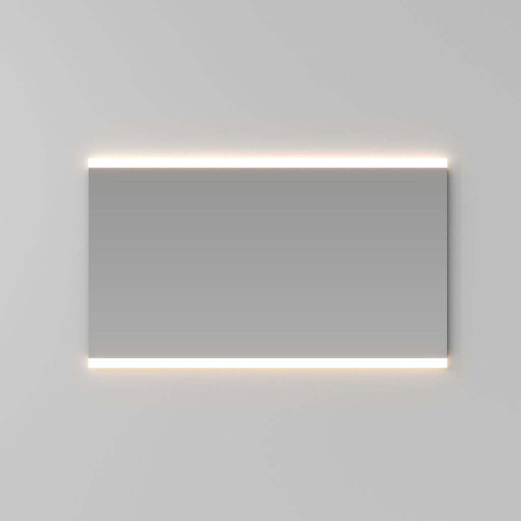 Espejo rectangular Dual h 70 con iluminación integrada  - Ideagroup