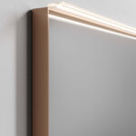 Espejo rectangular Frame con bastidor de aluminio  - Ideagroup