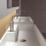 Lavabo Cubik sobre encimera, de Aquatek  - Ideagroup