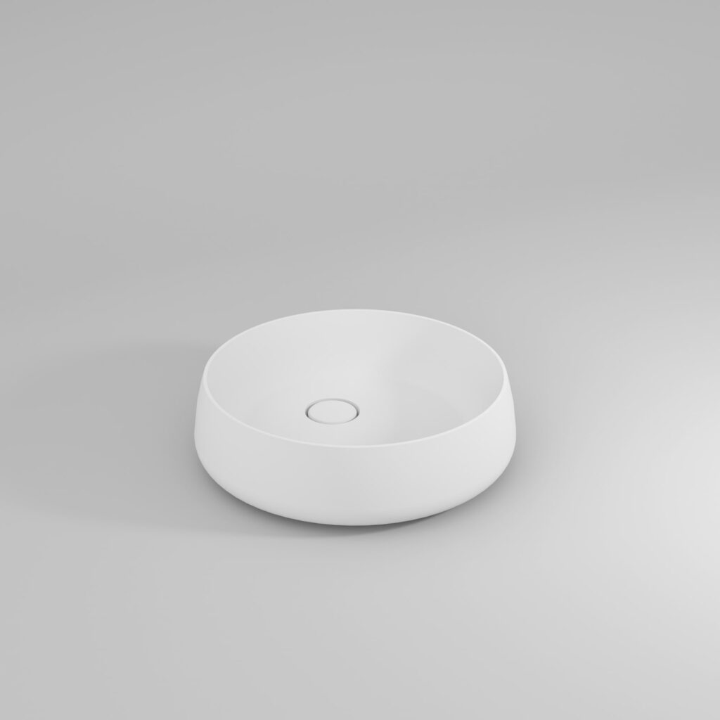 Lavabo Beauty sobre encimera, de Cristalplant  - Ideagroup