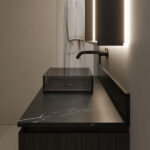 Lavabo Light sobre encimera, de cristal  - Ideagroup