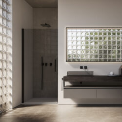 Lavabo Light sobre encimera, de cristal  - Ideagroup