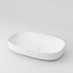 Lavabo Pool sobre encimera, de cerámica  - Ideagroup