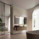 Lavabo Pool sobre encimera, de cerámica  - Ideagroup