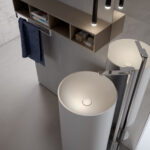 Lavabo independiente Cilindro de Cristalplant  - Ideagroup