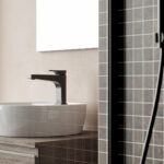 Lavabo redondo Sindy sobre encimera, de cerámica  - Ideagroup