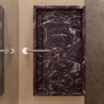 Lavabo Slide sobre encimera, de mármol  - Ideagroup