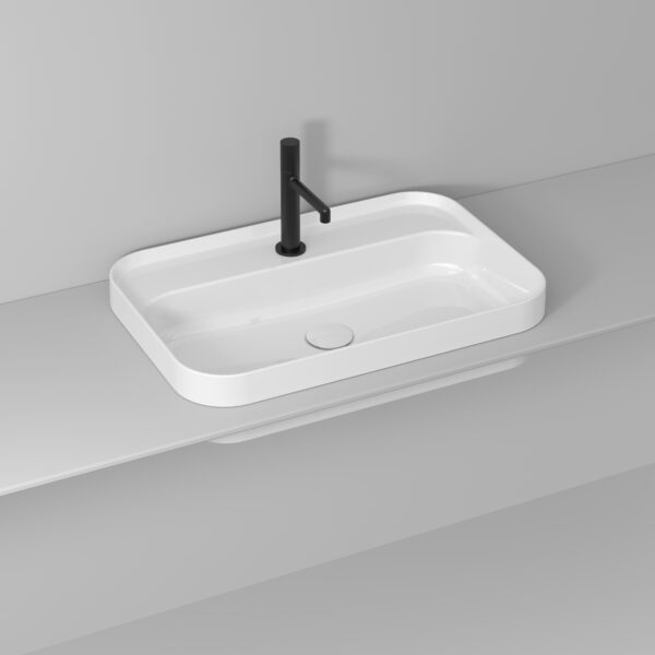 Lavabo empotrado Slim sobre encimera