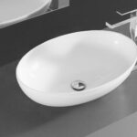 Lavabo Mini-Softly sobre encimera, de cerámica  - Ideagroup