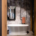 Toallero de techo de acero inox  - Ideagroup