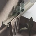 Estante de aluminio Mal con/sin toallero  - Ideagroup