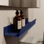 Estante de aluminio Mal con/sin toallero  - Ideagroup