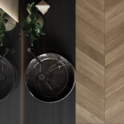 Lavabo Beauty sobre encimera, de mármol natural  - Ideagroup