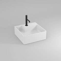 Lavabo rectangular Seventy sobre encimera, de Aquatek o Aquagel  - Ideagroup