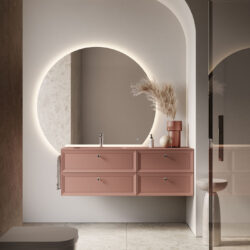 Espejo decorativo Lunetta retroiluminado  - Ideagroup