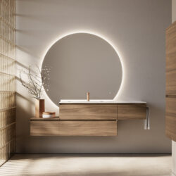 Espejo decorativo Lunetta retroiluminado  - Ideagroup