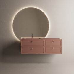 Espejo decorativo Lunetta retroiluminado  - Ideagroup