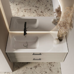 Espejo decorativo Ninfea retroiluminado  - Ideagroup