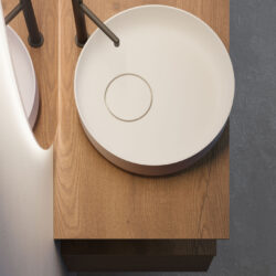 Lavabo sobre encimera Halo de Cristalplant  - Ideagroup