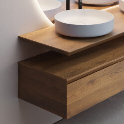 Lavabo sobre encimera Halo de Cristalplant  - Ideagroup